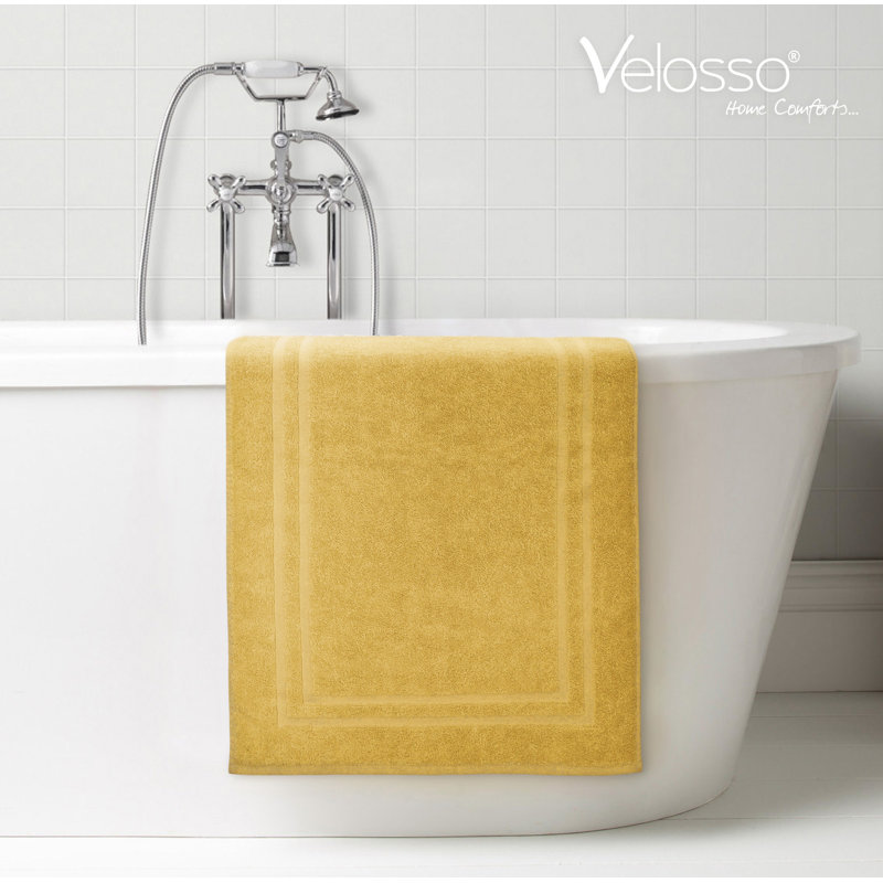 Alysun Cotton Hotel Bath Mat, Ochre