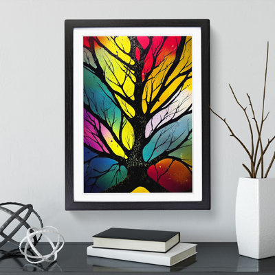 Vibrant Abstract Trees No.1 - Wall Art