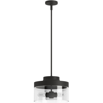 Purist 12½-In Two-Light Pendant
