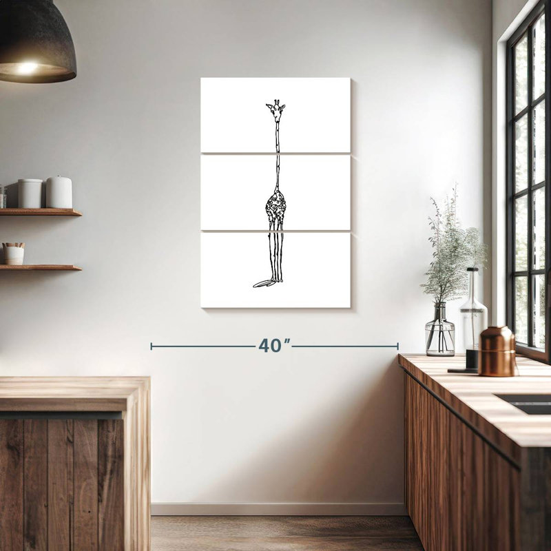 Brampt Slender Giraffe, 38" H x 24" W
