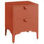 Andreita 45cm W Steel Bedside Table-1545029838