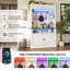 183 Cm Kitchen Pantry Cabinet With Led Lights