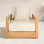 Montford Teak Patio Chair with Cushions-2046418003