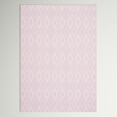 Tapis intérieur / extérieur rose Tamber