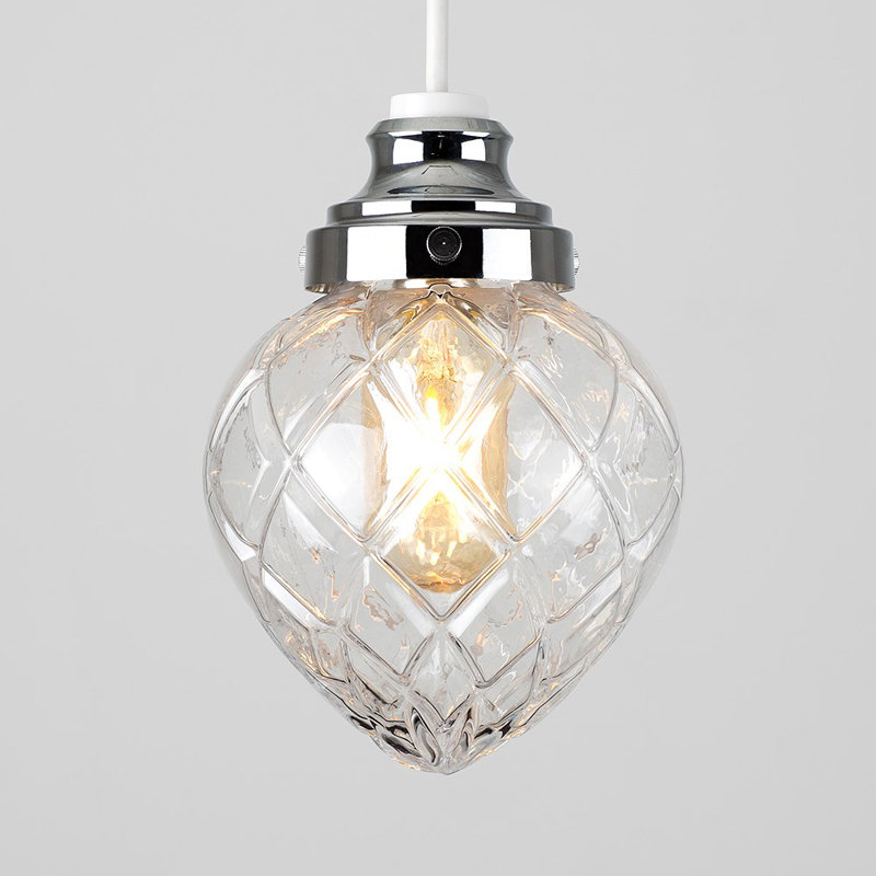 Aphrodite 19.5cm H Glass Novelty Pendant Shade ( Screw On ), ES E27