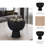 Modern Decorative Bowl Wooden Paulownia Sculptural Footed Design with Handcrafted Contemporary Style and Elevated Artistic Detailing for Accent Display-328956809