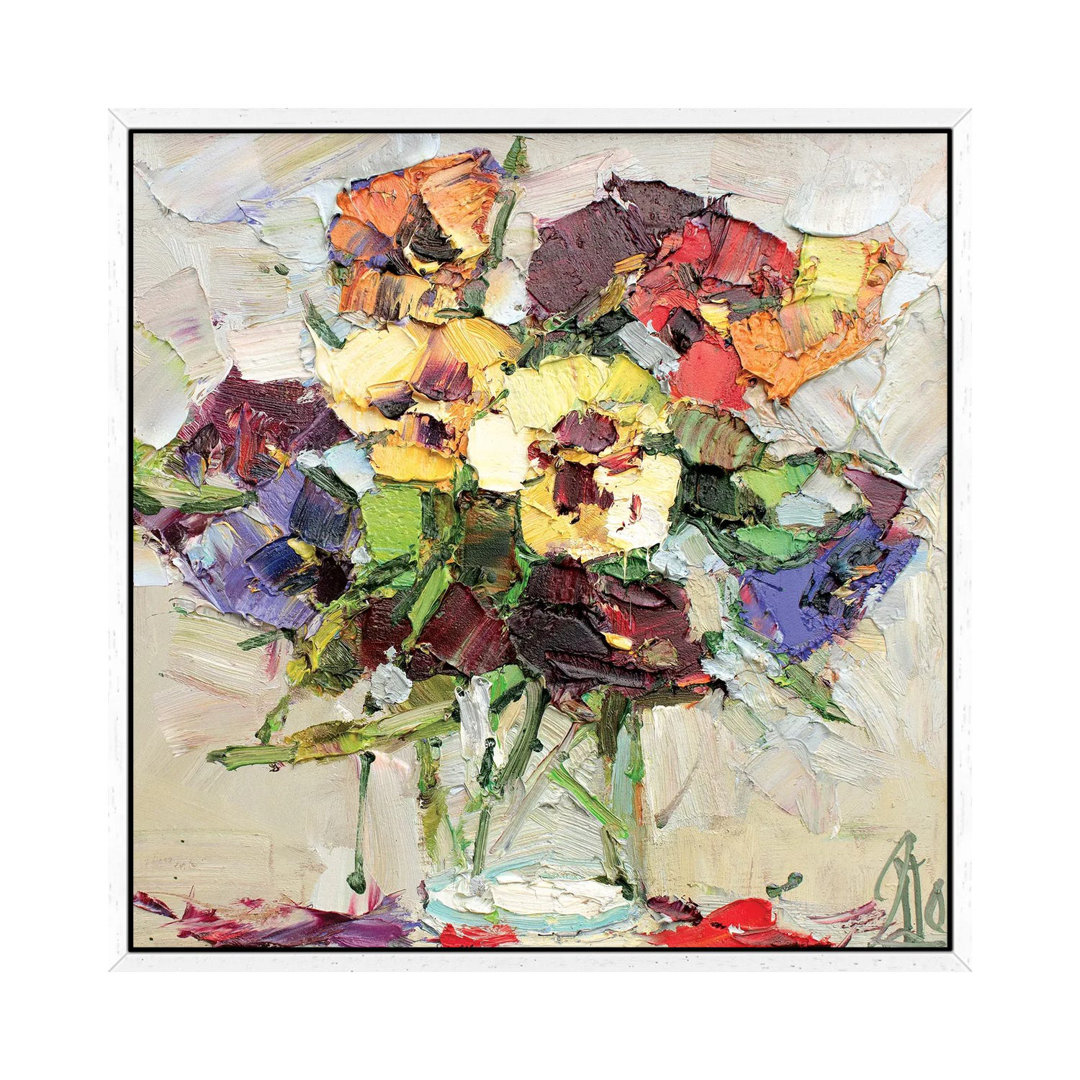 Kiss Me Quick Flowers von Sergey Alexandrovich Pozdeev - Galerie-umwickelte Leinwand Giclée auf Leinwand