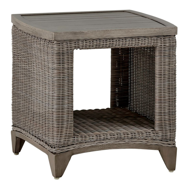 Astoria Outdoor Side Table, Oyster
