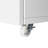 Office Furniture File Cabinet White: 2-Door Steel With 4 Movable Wheels & Smooth Surface Printer Stand: White Universal Finish-612680274
