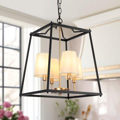 Doly 4 - Light Shaded Geometric Chandelier