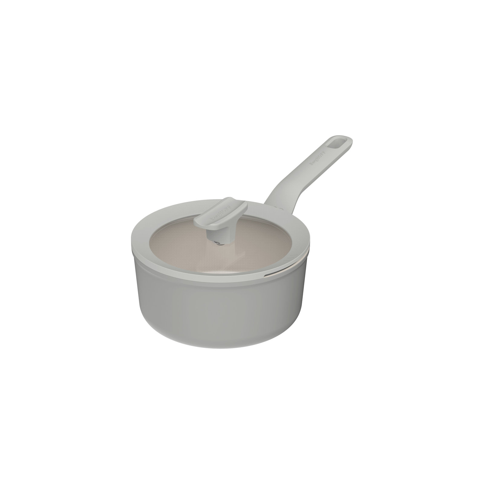 BergHOFF Balance 2.1qt Non-Stick Ceramic Saucepan, Gray