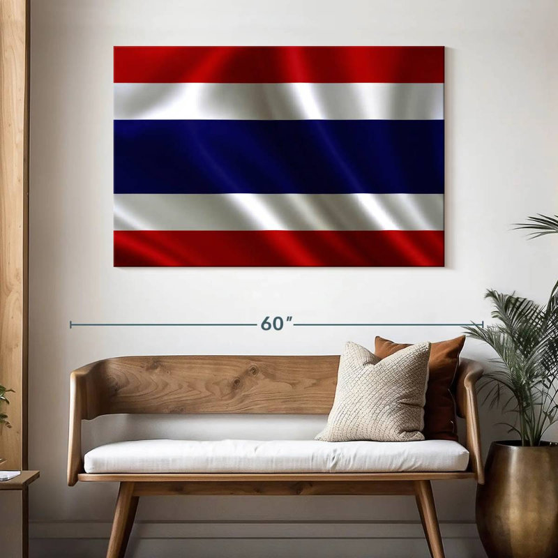 Drapeau de la Thaïlande, H 32 po x l 48 po