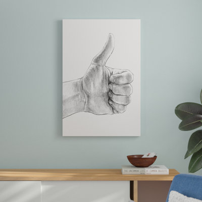 Hand Signs I by Jennifer Paxton Parker - Painting on Canvas