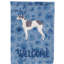 Caniche en polyester à 2 côtés 40 x 28 po standard welcome drapeau maison-957493040