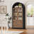 Arched Manufactured Wood Bathroom Cabinet-1962368439