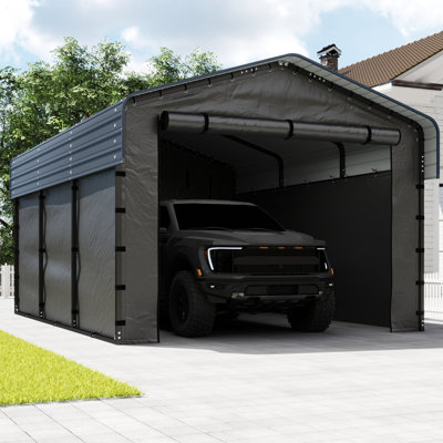 12x20 Ft Gable Roof Carport