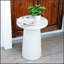 Table d'appoint MGO Terrazzo fabriquée à la main, durable et élégante pour une utilisation intérieure et extérieure, aucun assemblage requis
