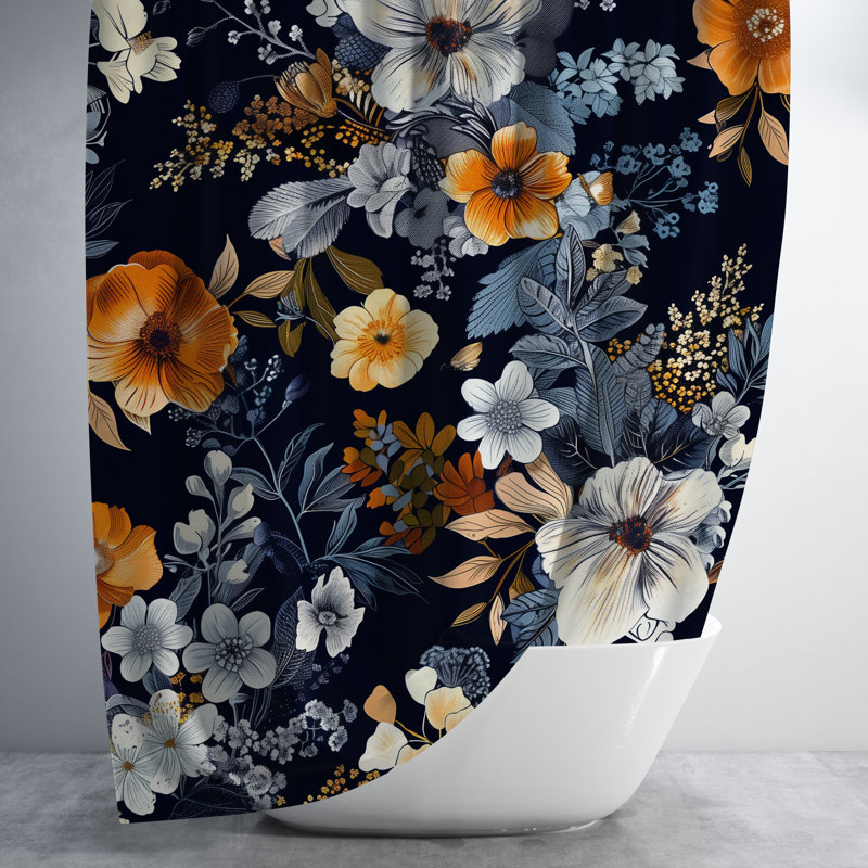 Rideau de douche Ophelia, H 74 po x l 71 po
