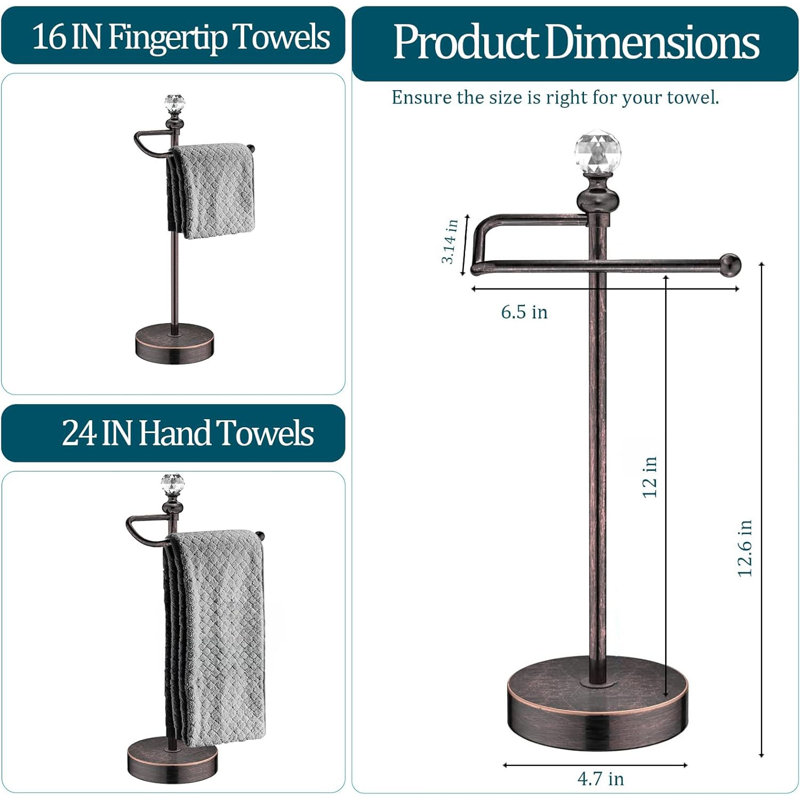 Porte-serviettes DIDADI Classic, Oil Rubbed Bronze
