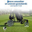 Chariot de golf électrique avec télécommande, batterie lithium 265 Wh, portée de 27 trous, double moteur, capacité de franchissement de pentes jusqu'à 25°, étanchéité IP55, capacité de charge de 32 kg, chariot de golf pliable