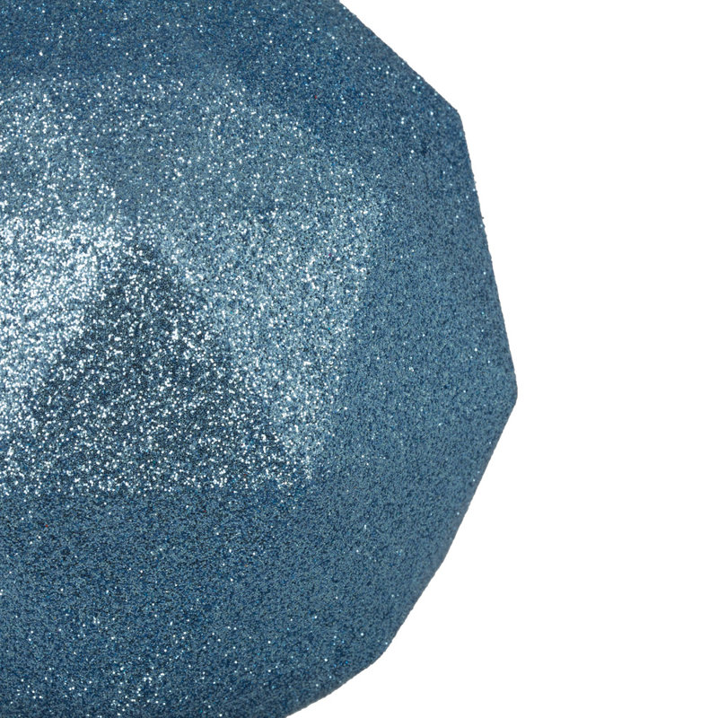 Ornement boule de Noël Holiday Décor, H 6 po x l 6 po x P 6 po, Pervenche