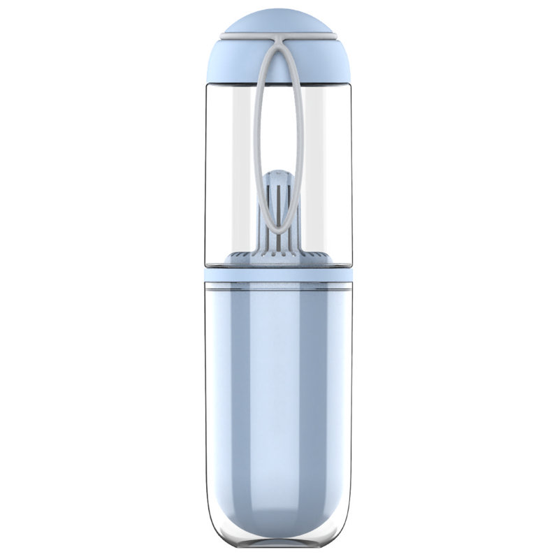 Mangeoire à eau filtrée de poche Pet Life, Bleu