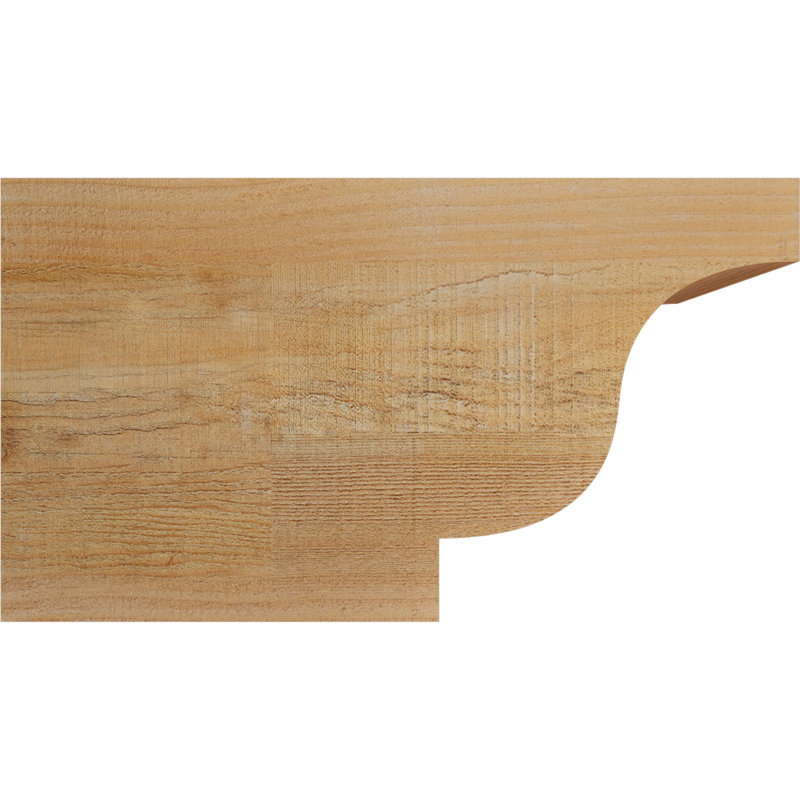Queue de chevron Newport, Douglas, 10" H x 18" W x 6" D
