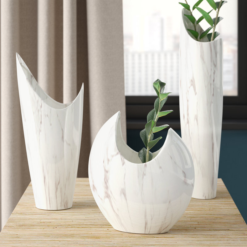 Ensemble de 3 vases de table Pyron