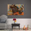 La Modiste, vers 1882, estampe d'art mural contemporain abstraite impressionniste-213740363
