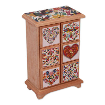 Boîte à bijoux en bois