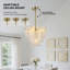 Lustre en verre à niveaux 25 lumières 25,2 "-861304341