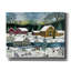  «Winter by the Boat House» par JL Munro, art mural sur toile, 34 po x 26 po-741310328