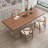 Walnut Rectangular Solid Wood desk-109692231