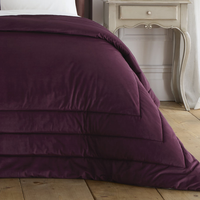 Melanie Polyester Solid Colour Bedspread