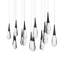 Hibiscus 14 Light Crystal LED Multi-Light Pendant-1109234166