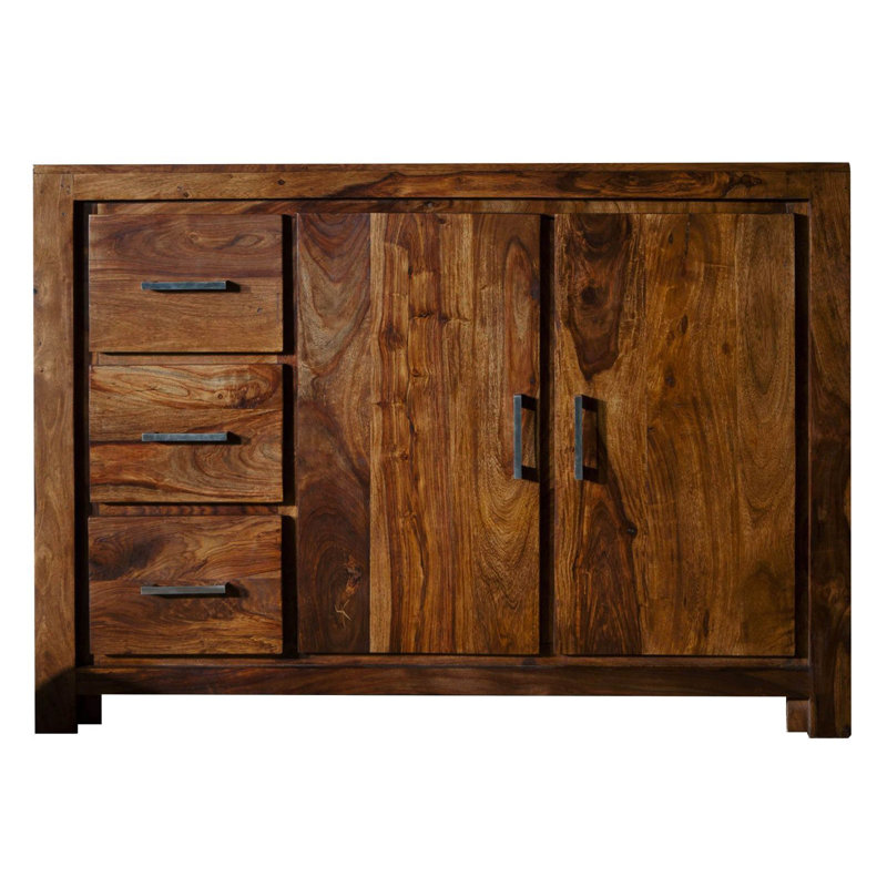 Metro Life 118cm Solid Wood Sideboard