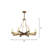 8 - Light Sputnik Modern Linear Chandelier