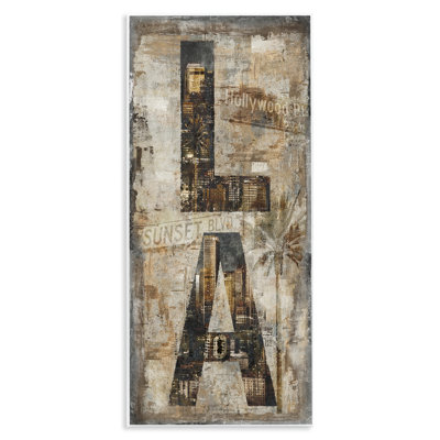 'Los Angeles Montage Collage Photograph' by Luke Wilson - Graphic Art Print