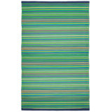 Tapis intérieur / extérieur vert en polypropylène tissé à la main Rectangle Bencivenga
