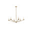 Henton 6 - Light Dimmable Wagon Wheel Chandelier-330678278-330010119