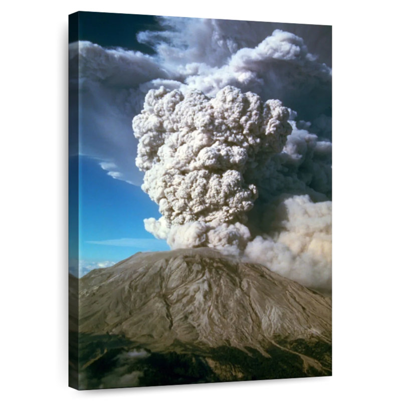 Éclosion volcanique 1980, H 24 po x l 16 po