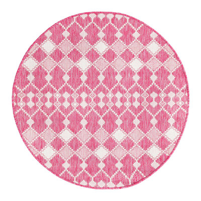 Tapis d'extérieur Magenta_Unique Loom Traliccio