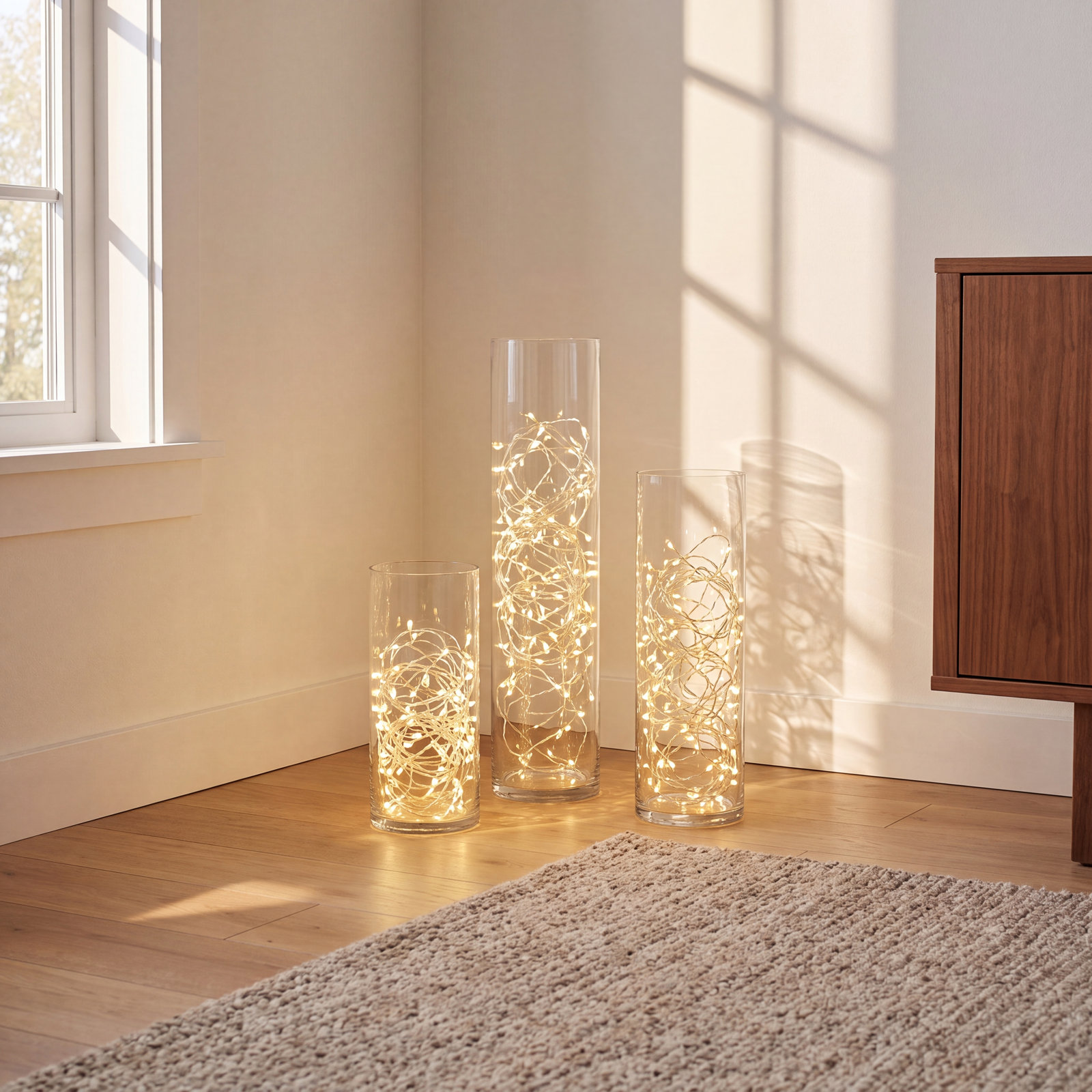96'' LED String Lights, Warm White