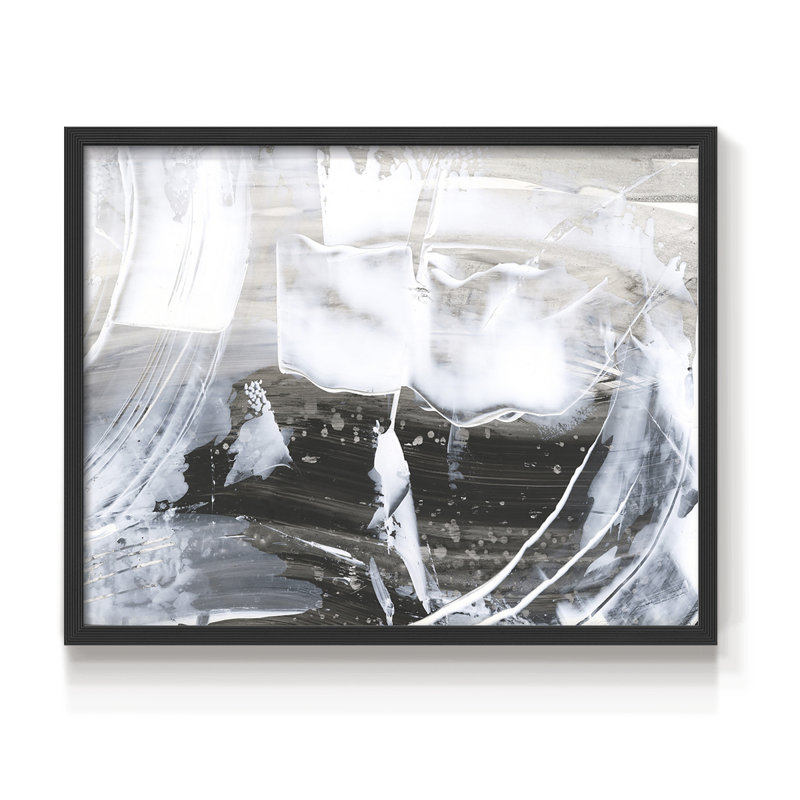 Blizzard Conditions IV -Framed Print - Restickable