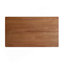 Table de salle à manger rectangulaire 63 "avec pieds en bois massif Case-1948028415
