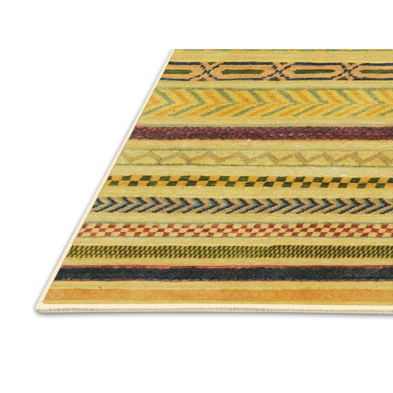 Abstract Indoor Rug, Rectangle 7' x 10'