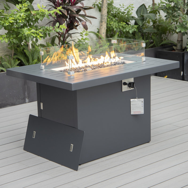 Ensemble de conversation pour patio avec 7 coussins Orren Ellis Hamilton, Rouge