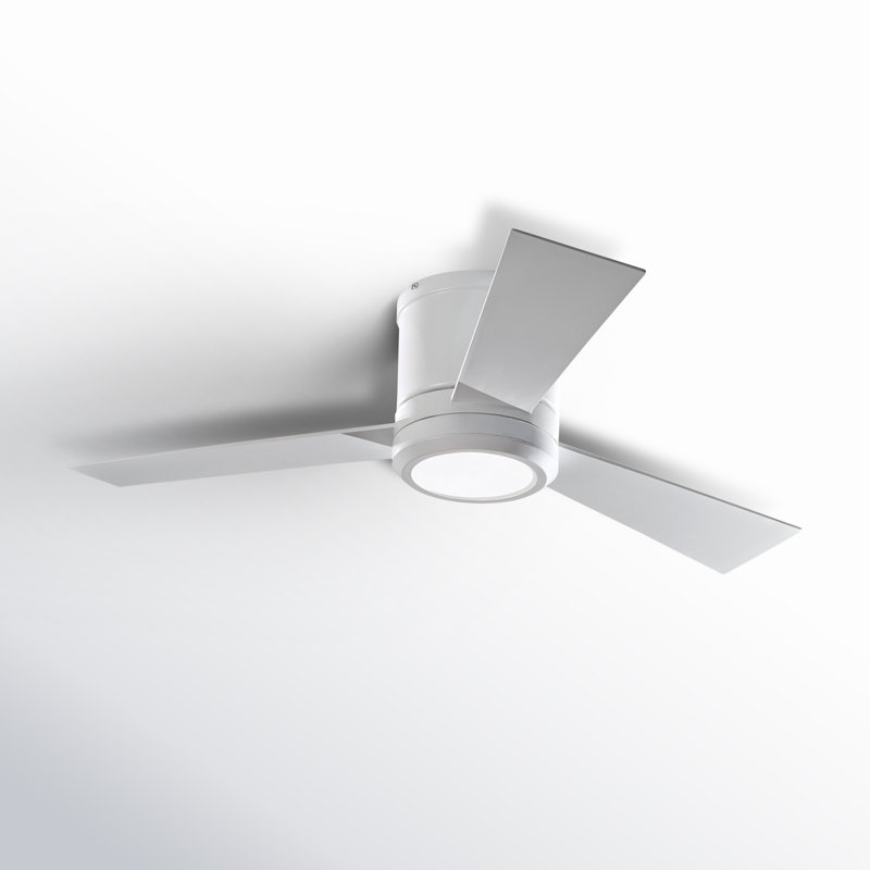Ventilateur de plafond à DEL Rodrick, Bronze huilé avec pales bronze romain, 42 pouces