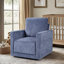 Fauteuil d'appoint pivotant en chenille de 29,55 po de largeur avec siège de rangement-1726030385