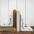 Wood Non-Skid Bookends